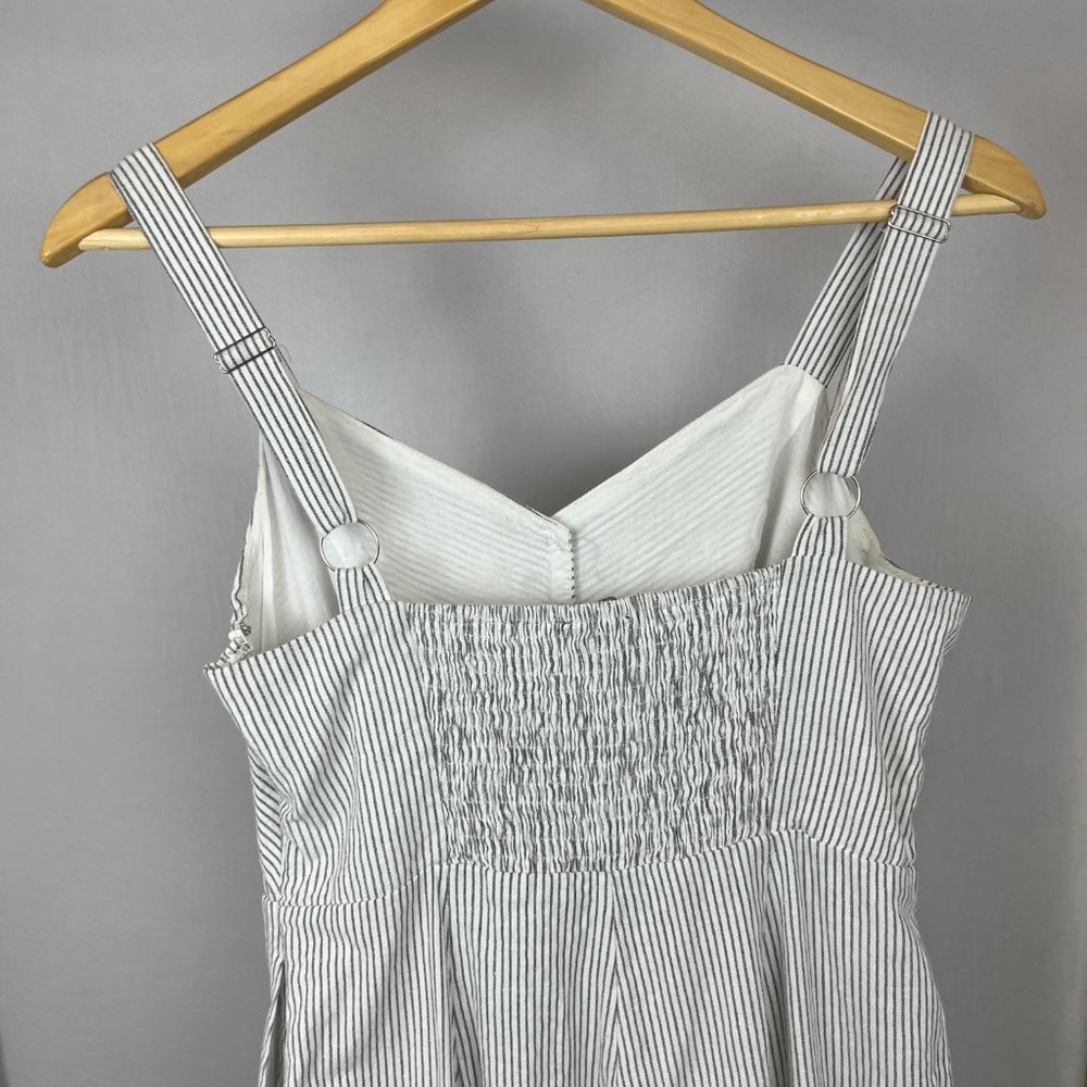 Lulu's Striped Button-Front Jumpsuit - Picture 10 of 16